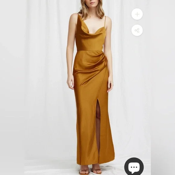 Significant Other Dresses | Significant Other Size 2 Copper Floor Length Dress | Color: Orange | Size: 2 | Pm-17881641'S Closet